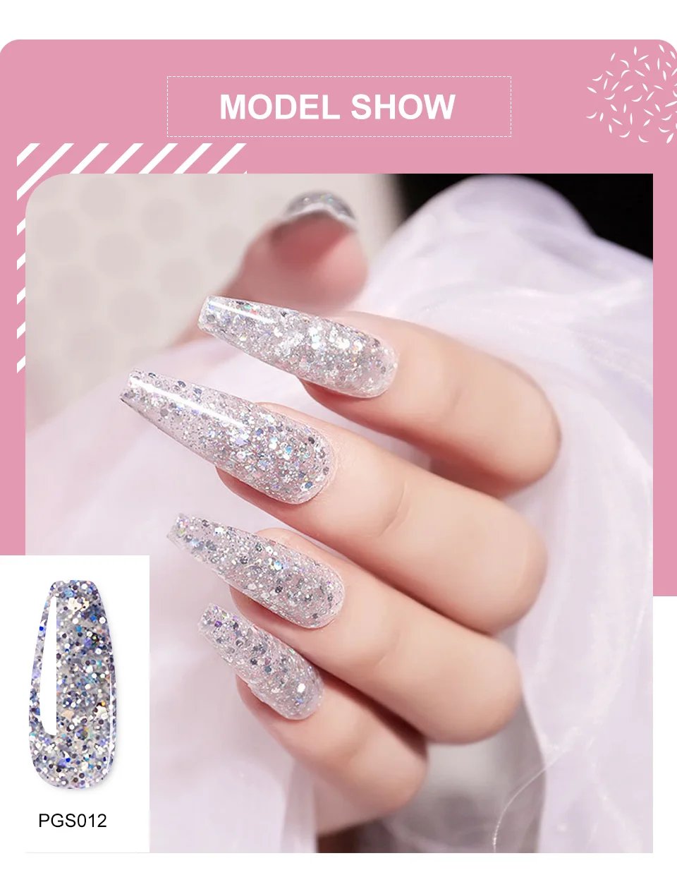 Poly Nail Gel Full Set With 6W LED Lamp Nail Set For Beginner Nail Tips Art 3D Design Decoration Extension Manicure Tools Kit