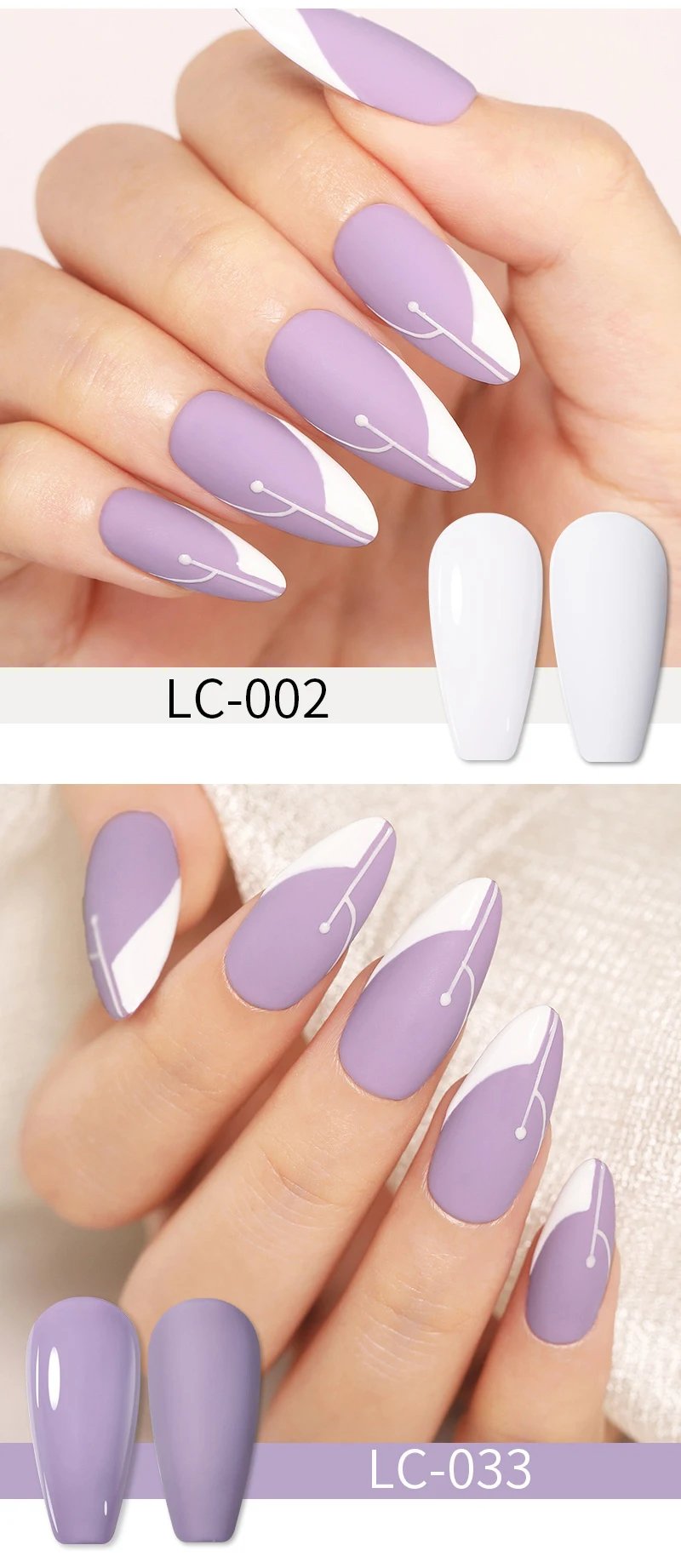 LILYCUTE 6Pcs/Set Gel Nail Polish Popular Colors In Autumn Semi Permanent Soak Off UV LED Nail Art Gels Nail Gel Polish