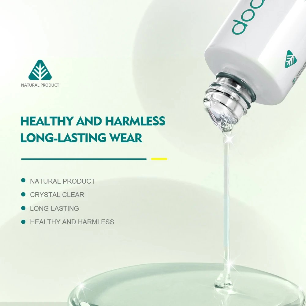 Nailpop Poly Nail Extension Gel Kit 6 Colors Pink White Nude Tips Gel Clear Nail Art Kit with Brush and Slip Solution Nail Salon