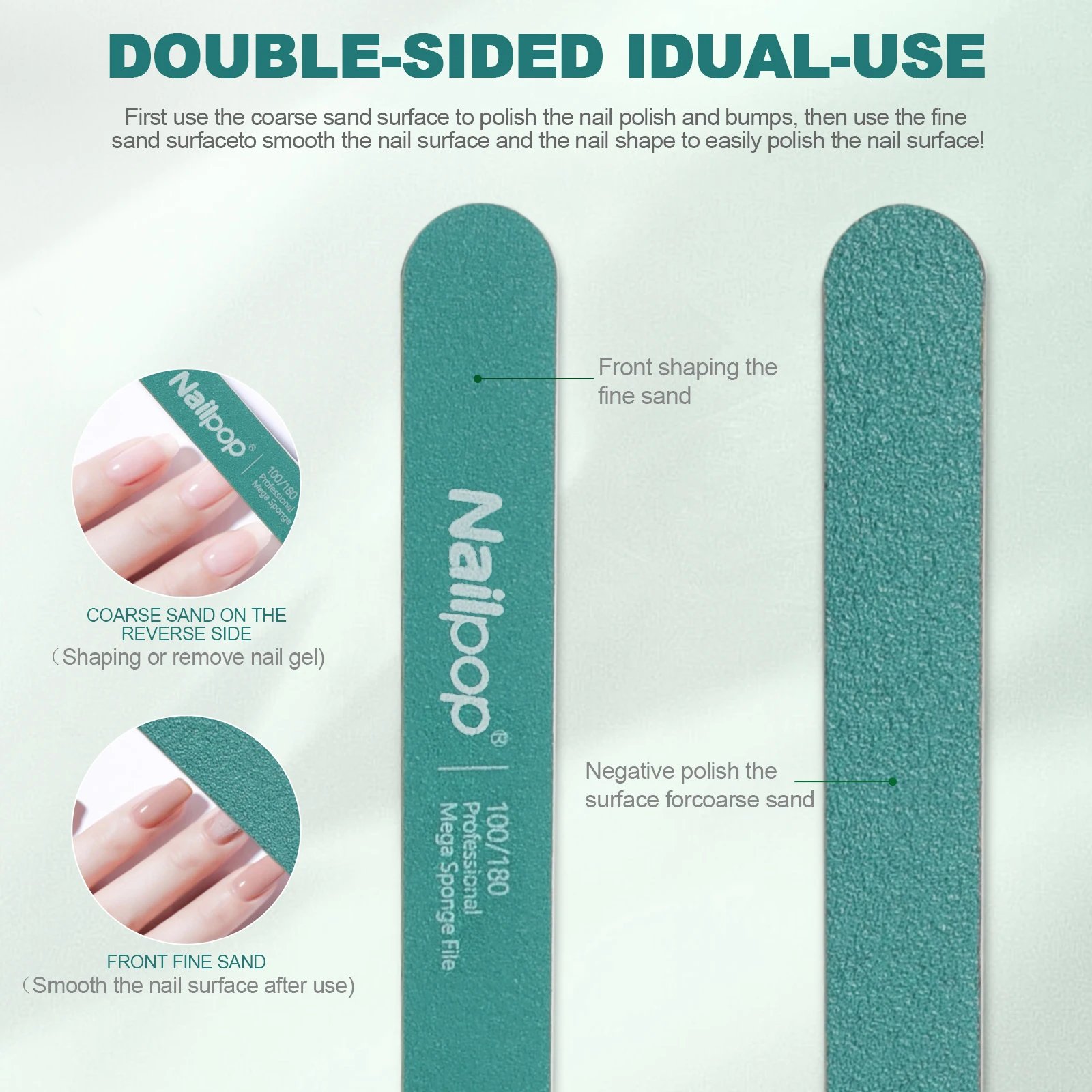 Nailpop Poly Nail Extension Gel Kit 6 Colors Pink White Nude Tips Gel Clear Nail Art Kit with Brush and Slip Solution Nail Salon