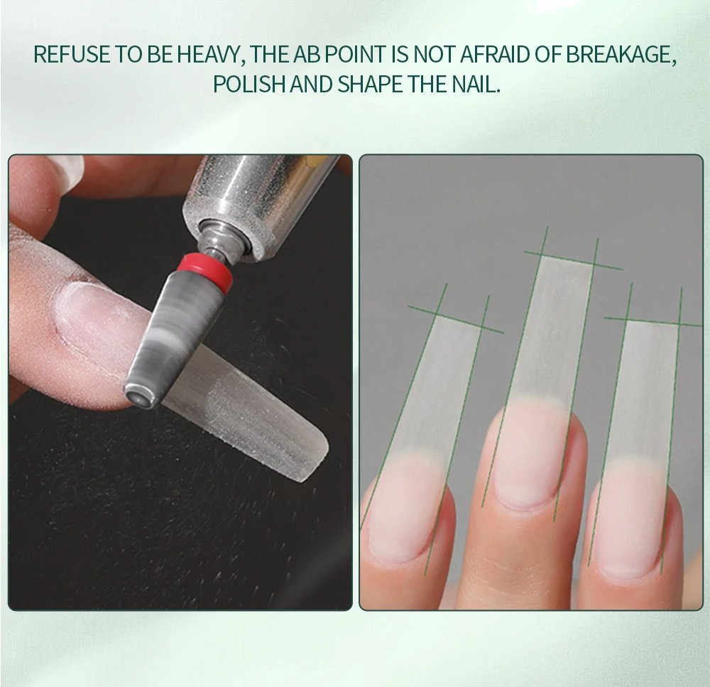 Nailpop Poly Nail Extension Gel Kit 6 Colors Pink White Nude Tips Gel Clear Nail Art Kit with Brush and Slip Solution Nail Salon