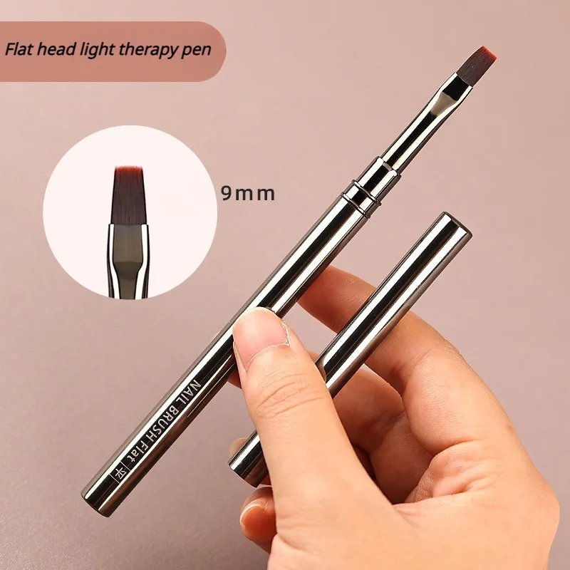 Nails Art Liner Brushes Elongated Lines Striping Drawing Painting  6/9/12/15/18/25mm Nail Design Pen Professional Manicure Tool