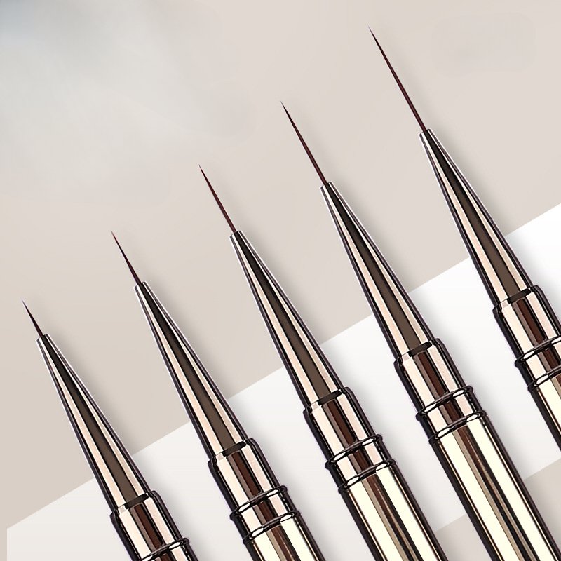 Nails Art Liner Brushes Elongated Lines Striping Drawing Painting 6/9/12/15/18/25mm Nail Design Pen Professional Manicure Tool Nails Art Liner Brushes Elongated Lines Striping Drawing Painting 6/9/12/15/18/25mm Nail Design Pen Professional Manicure Tool