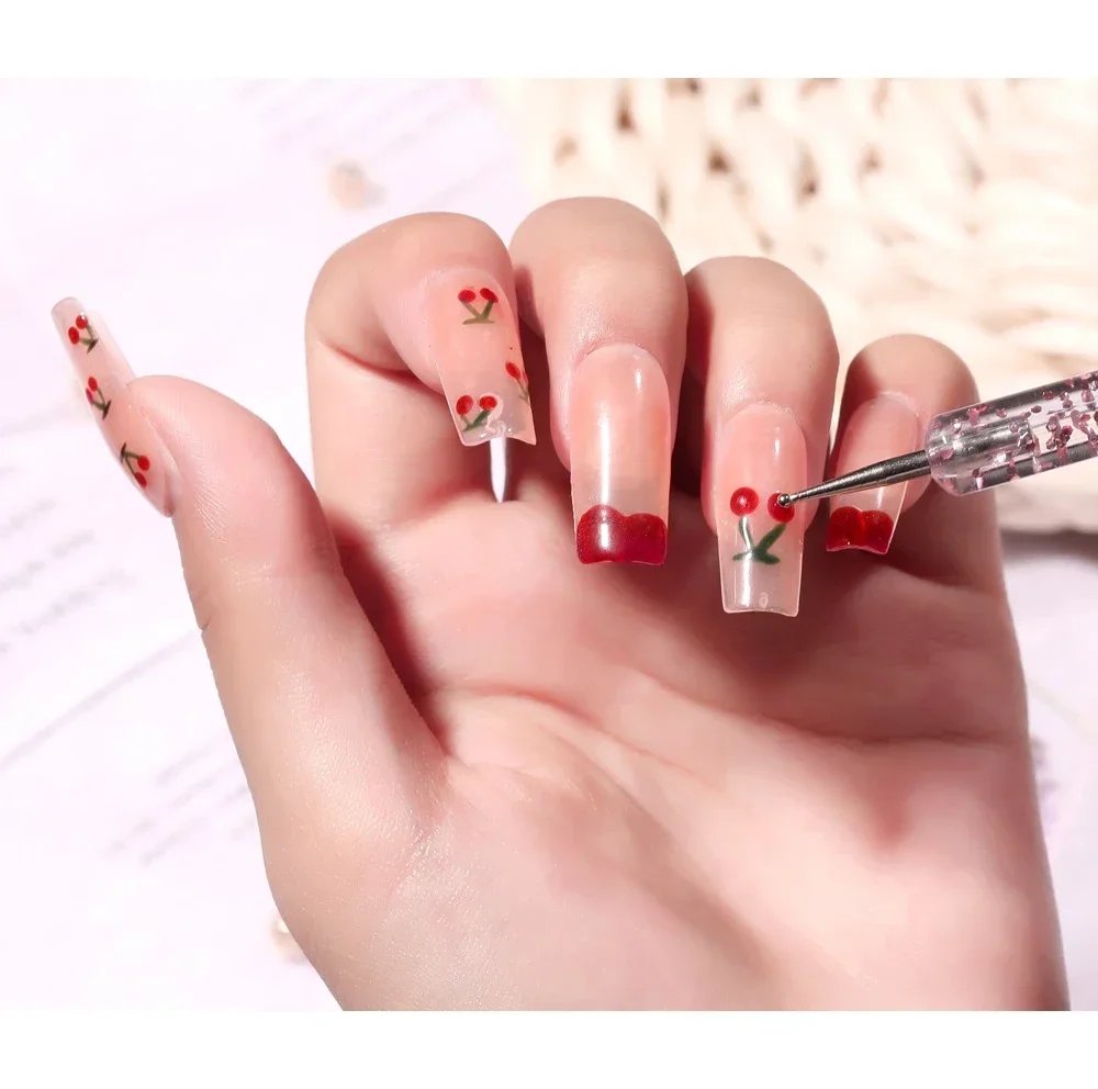 5/20Pcs Nail Art Brush Design Tip Painting Drawing Carving Dotting Pen Professional Nail Brushes Set Nail Art Manicure Tools