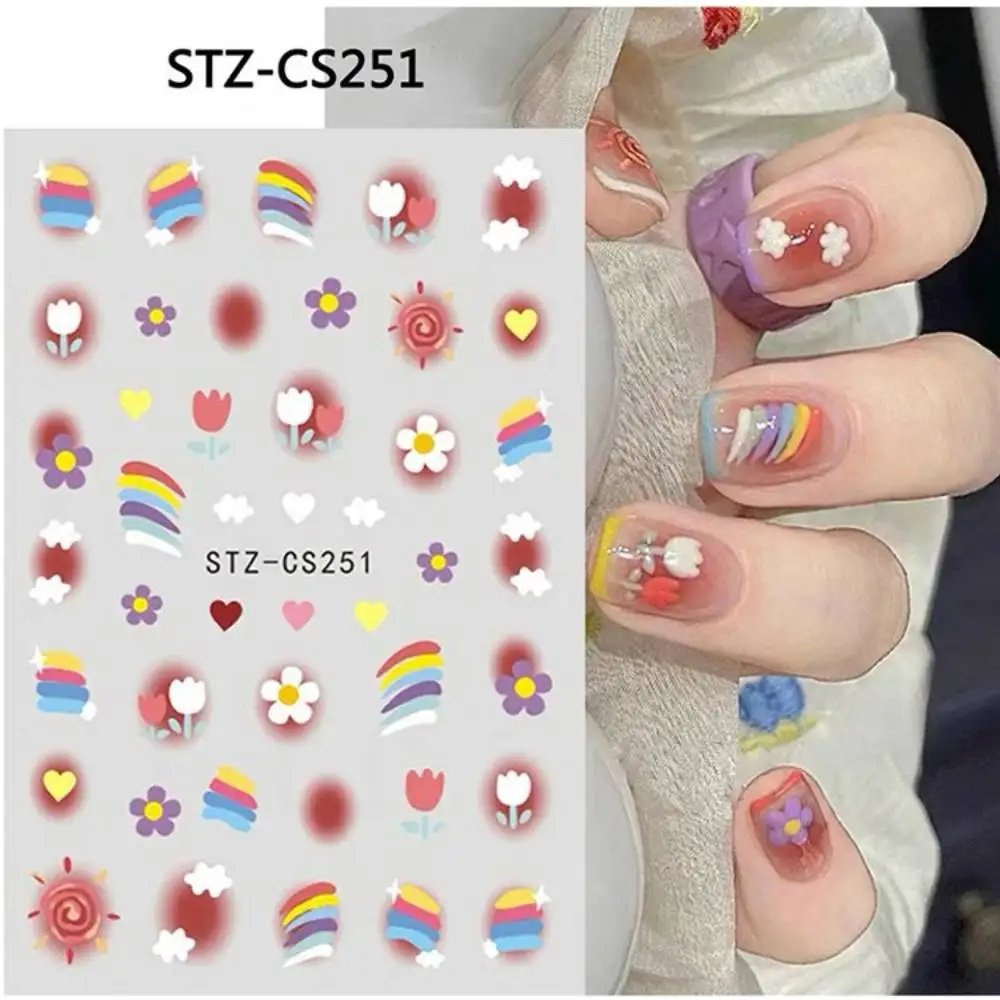 Metal Mirror Butterfly Sticker Black White Butterfly Laser Nail Stickers Y2K Nail Art DIY Manicure Decoration Lace Nails Sticker