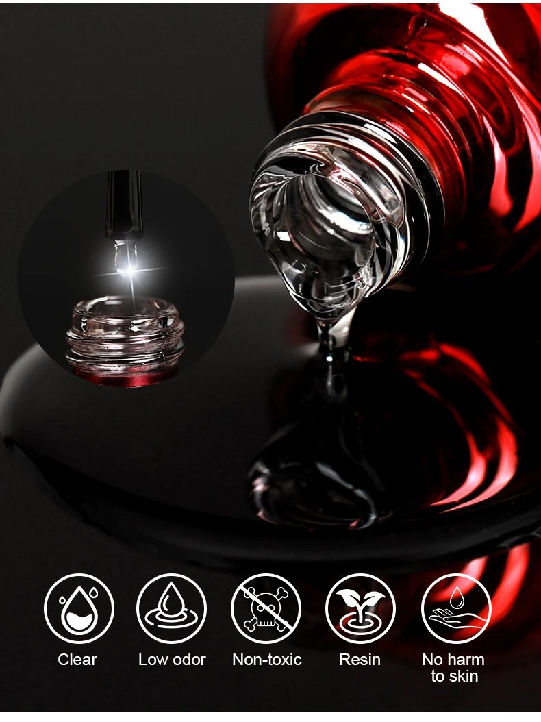 AS Clear Blooming Gel Polish 15ml UV LED Soak Off Nail Art Polish for Spreading Effect Marble Nail Polish Gel Paint Varnish