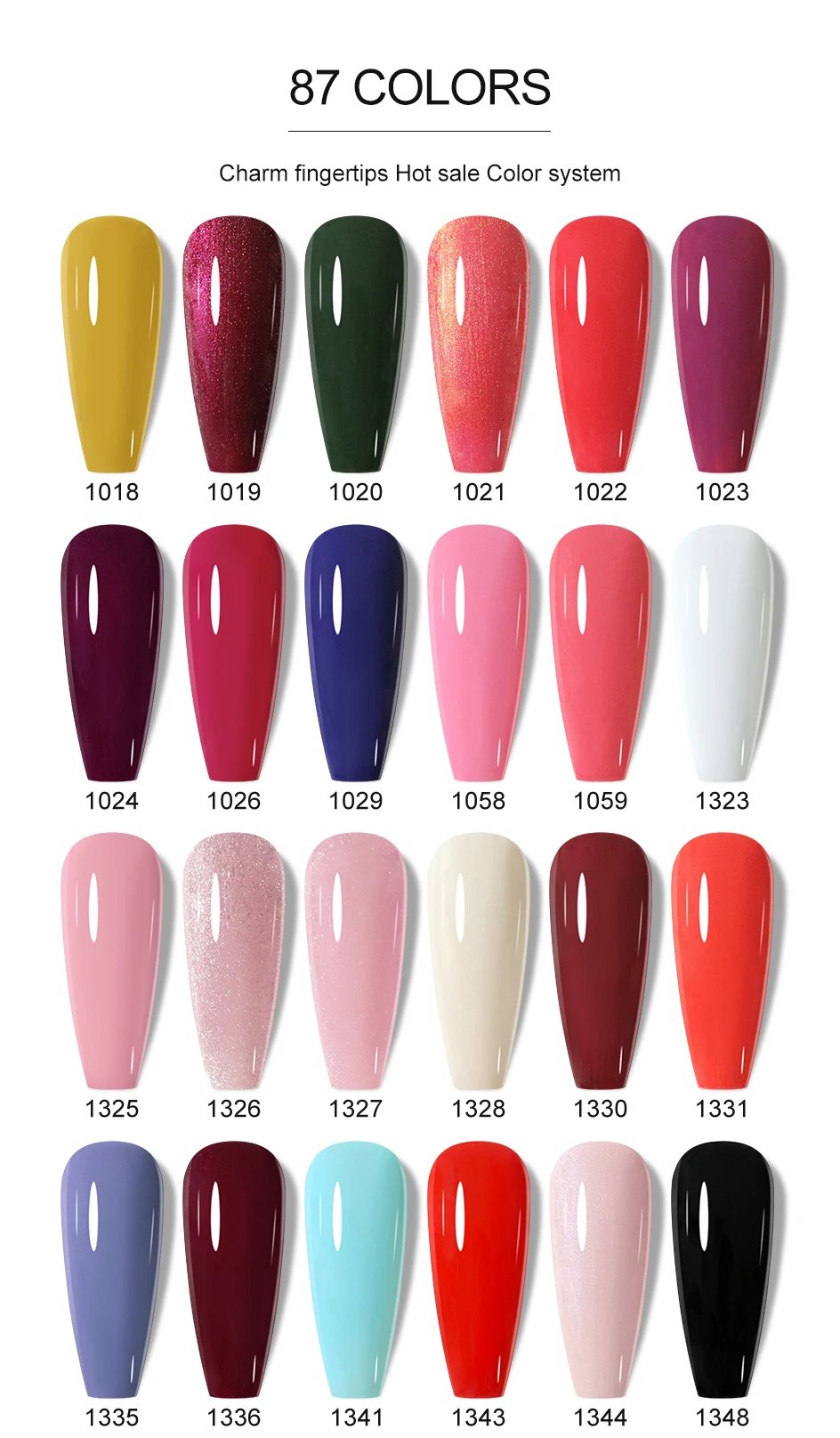 NAILCO Red Gel Nail Polish Wine Purple Semi Permanent Soak Off UV Gel Varnish Nail Art Manicure Matte Top Coat For Home Salon