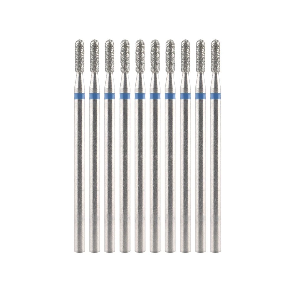 10Pcs Diamond Milling Cutter For Manicure Electric Nail Drill Bits Accessory Pedicure Machine Nail File Gel Remover Tool