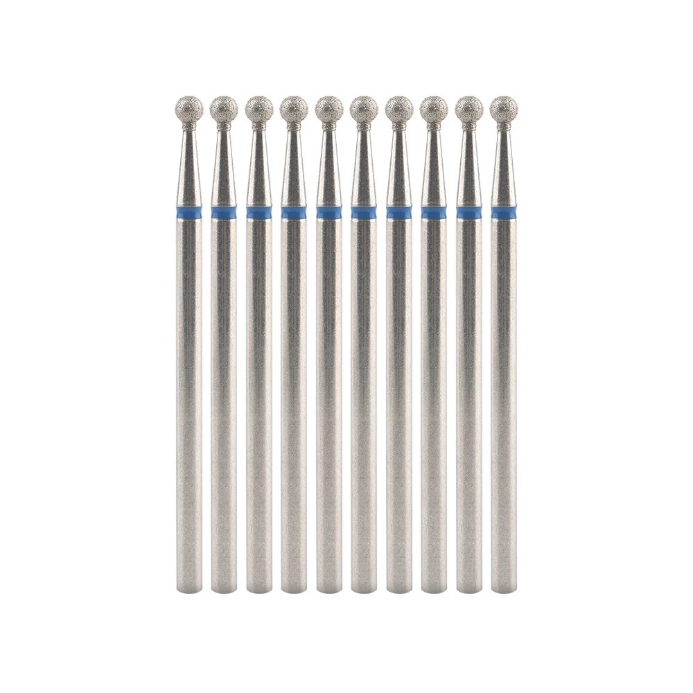 10Pcs Diamond Milling Cutter For Manicure Electric Nail Drill Bits Accessory Pedicure Machine Nail File Gel Remover Tool