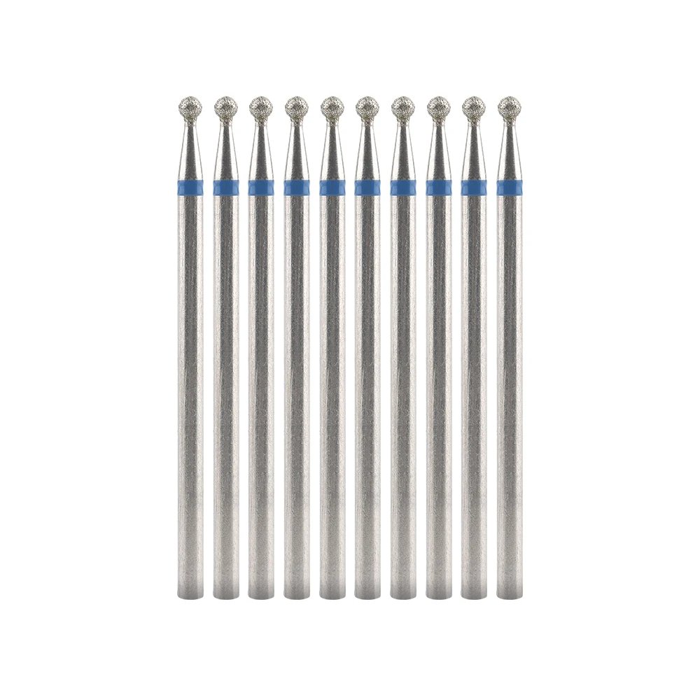 10Pcs Diamond Milling Cutter For Manicure Electric Nail Drill Bits Accessory Pedicure Machine Nail File Gel Remover Tool