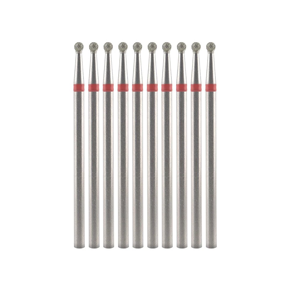 10Pcs Diamond Milling Cutter For Manicure Electric Nail Drill Bits Accessory Pedicure Machine Nail File Gel Remover Tool