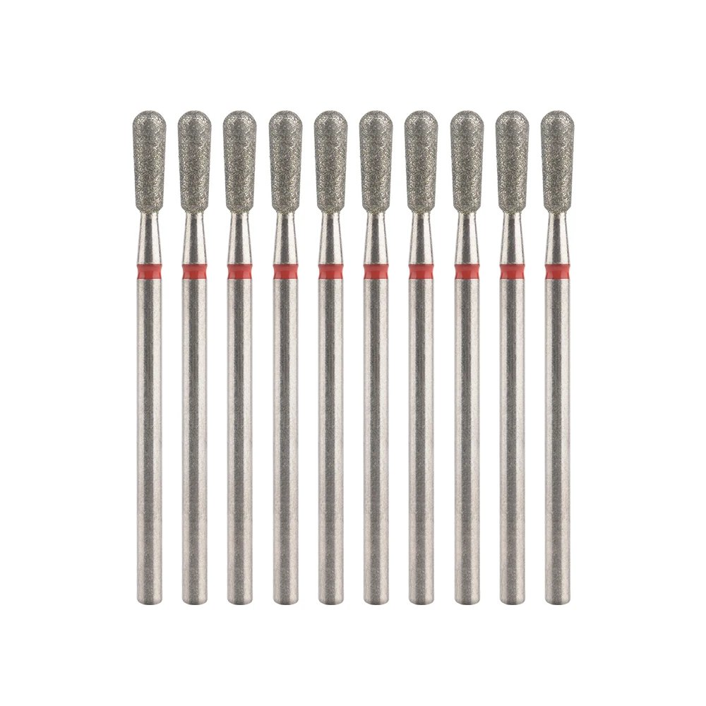 10Pcs Diamond Milling Cutter For Manicure Electric Nail Drill Bits Accessory Pedicure Machine Nail File Gel Remover Tool