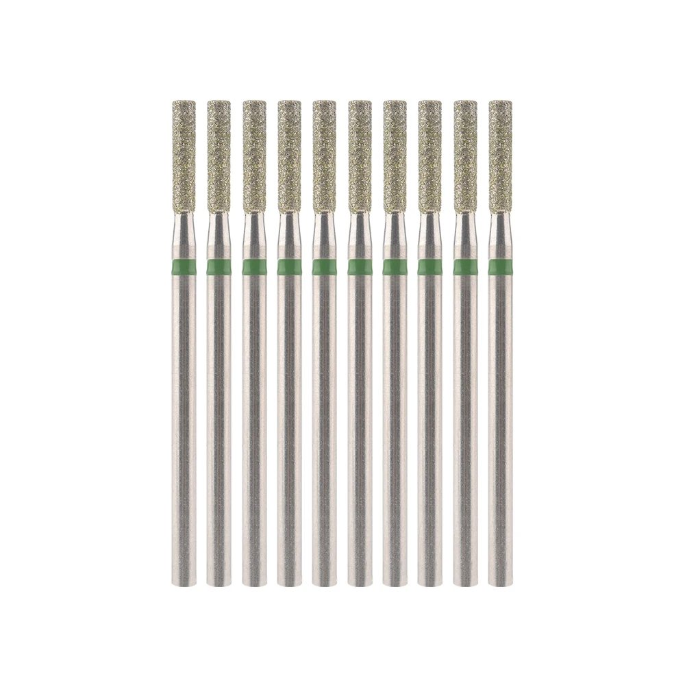 10Pcs Diamond Milling Cutter For Manicure Electric Nail Drill Bits Accessory Pedicure Machine Nail File Gel Remover Tool