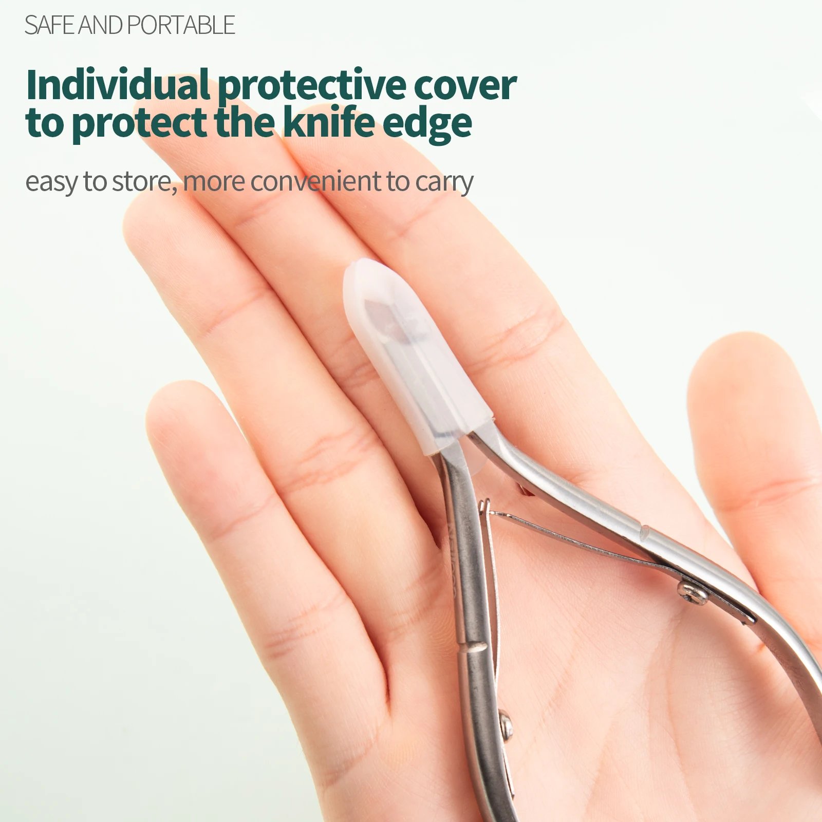 Nailpop Professional Stainless Steel Nail Cutter Scissor Nippers Function Cuticle Pusher Remover Manicure Nail Art Care Tool Kit