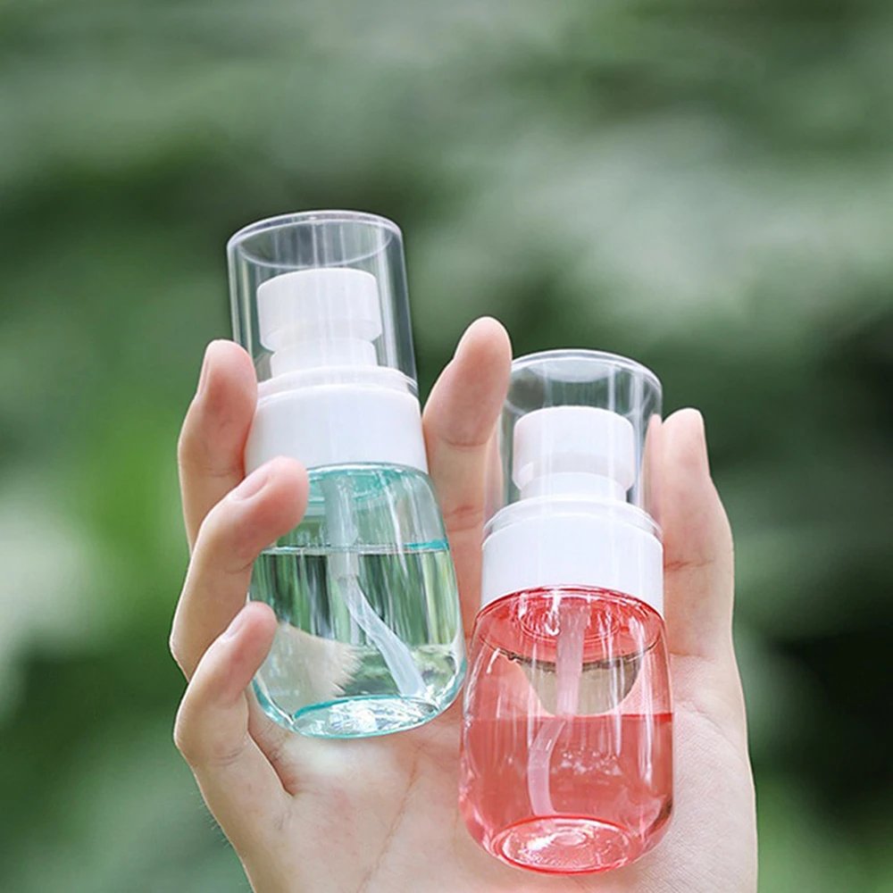 Travel Spray Bottle, Mini Refillable Small Spray Bottles with Fine Mist Nozzle for Hair Face Water Alcohol Plants, 1pcs 30ml