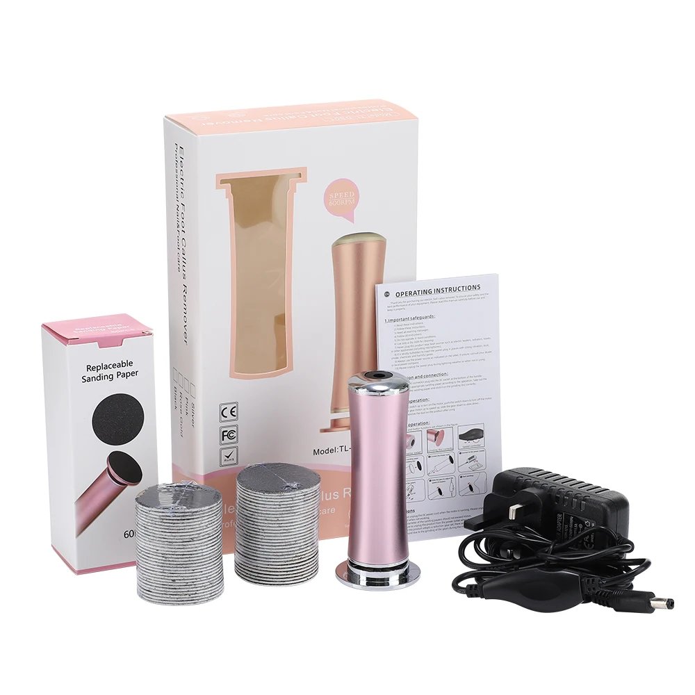 Electric File For Feet Pedicure Machine Dead Skin Remover Callus Foot Grinding Trimmer Rechargeable Foot Care Tool Scrubber New