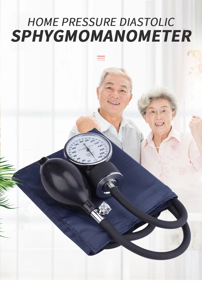 Manual Blood Pressure Monitor Diastolic Sphygmomanometer Medical Doctor Stethoscope Sphygmomanometer Cuff Home Health Monitor
