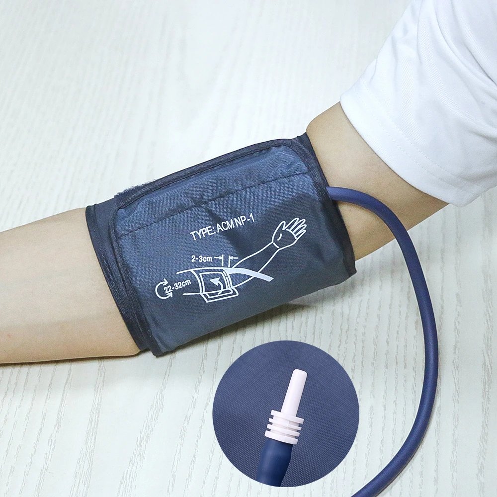22-48cm Household Blood Pressure Monitor Cuff for Sphygmomanometer Measuring Belt Armband Pulse Oximeter Accessory Health