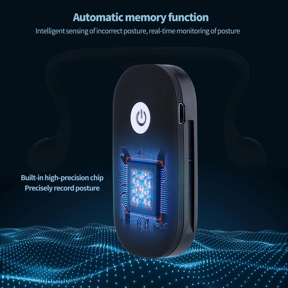 Smart Posture Corrector Device Posture Training Realtime Scientific Back Posture Correct Neck Hump Corrector Adult Kid Health