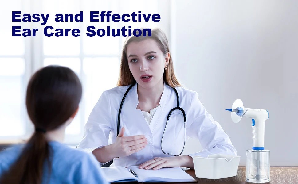 Electric Ear Wax Removal Tool 4 Pressure Mode Ear Flush Kit with Ear Cleaner Health Care for Adults Child Ear Canal Washer Kits