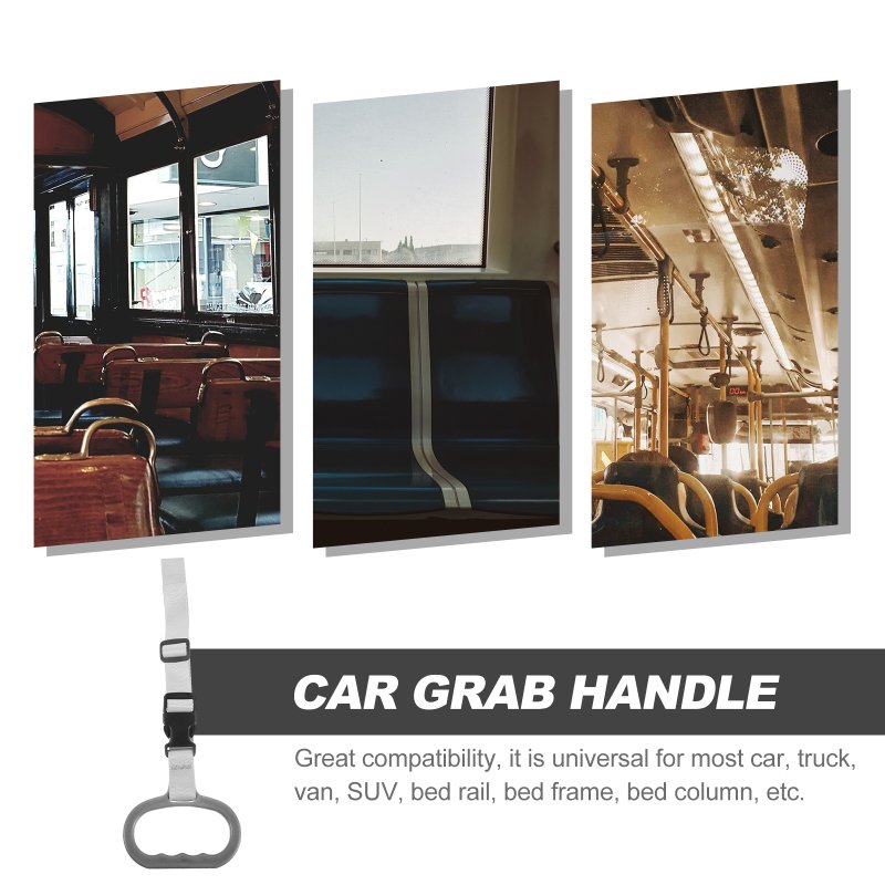 1pc Car Grab Handle Adjustable Hand Grip Safety Bed Assist Mobility Aids Equipment Strap Car Handle Assist For Elderly