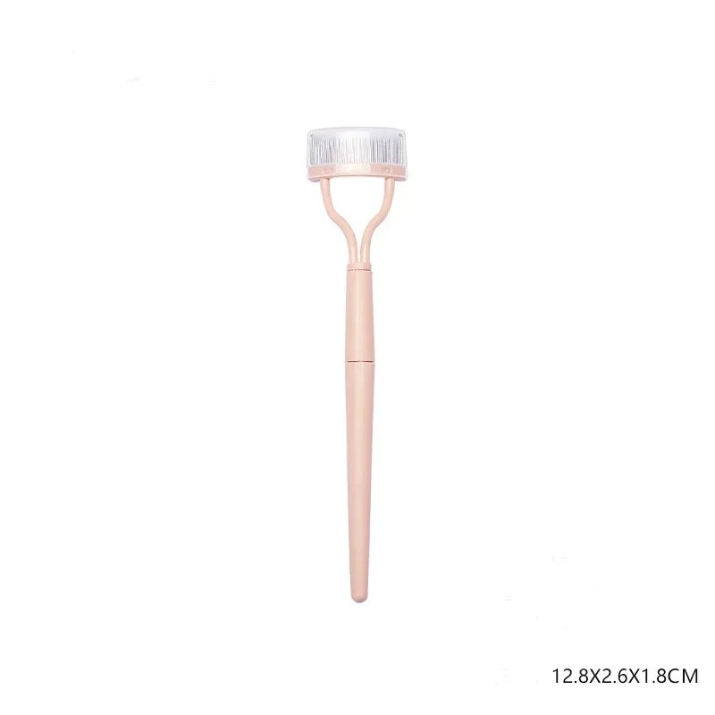 Eyelashs Brush Comb 1pc Eyelash Separator Metal Teeth Foldable Eye lash Curler Beauty Makeup Stainless Mascara Curl Make up Tool