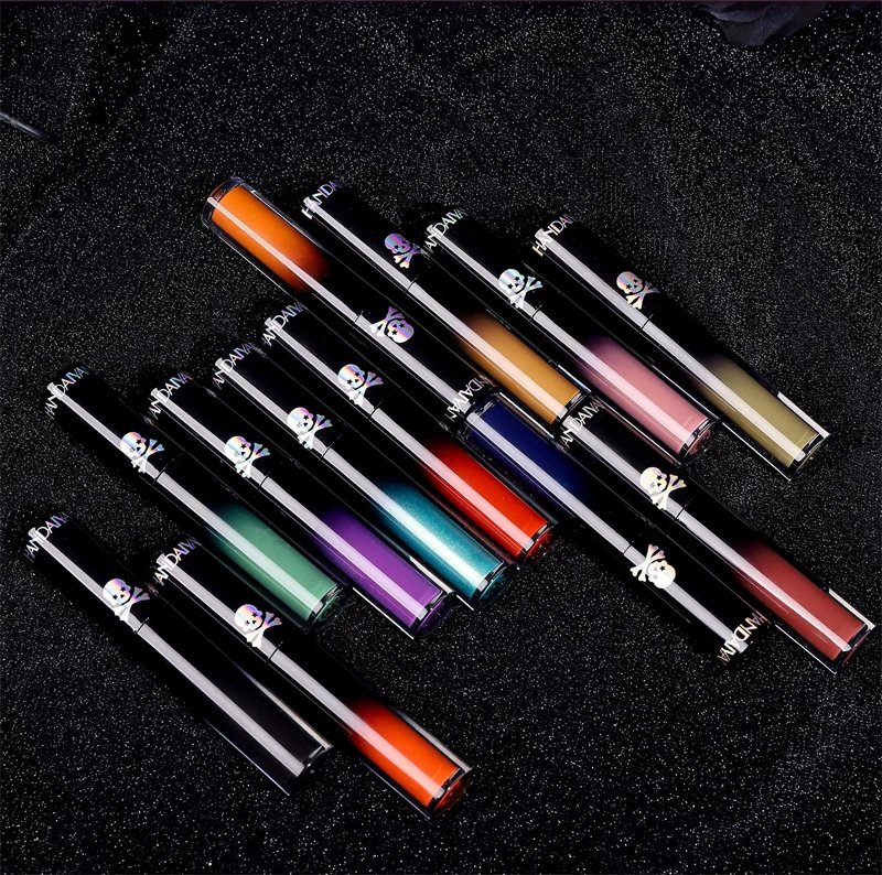 Black Green Purple Lipstick Christmas Halloween Lip Makeup Tint Moisturizing Waterproof Matte Lipstick Waterproof Lip Pigment