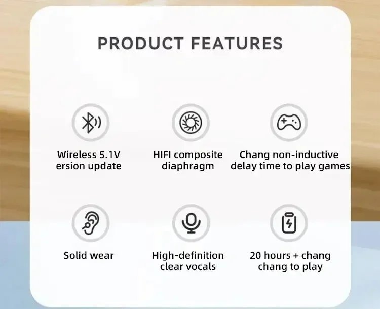 P9 Wireless Bluetooth Earphones Headphones Outdoor Sports Headset 5.3 With Charging Bin Display Touch Control Earbuds for Muisc