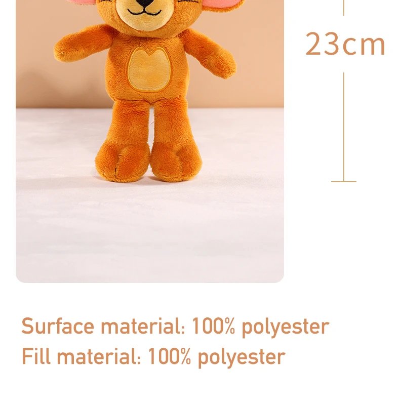 Tom and Jerry doll cute soothing plush toy baby sleeping pillow children doll lovers gift