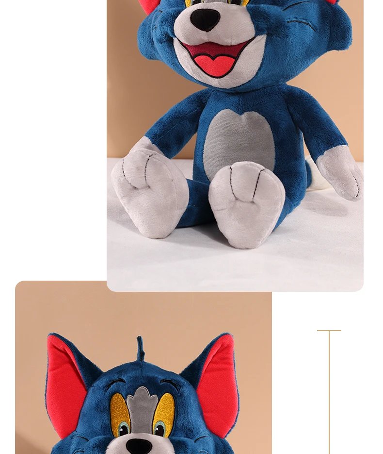 Tom and Jerry doll cute soothing plush toy baby sleeping pillow children doll lovers gift