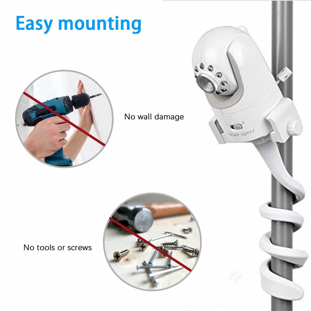 Universal Baby Monitor Bed Bracket Multifunction Camera Holder 1/4 Screw Flexible Clip Hose Camera Mount Cam Adjustable Long Arm Universal Baby Monitor Bed Bracket Multifunction Camera Holder 1/4 Screw Flexible Clip Hose Camera Mount Cam Adjustable Long Arm