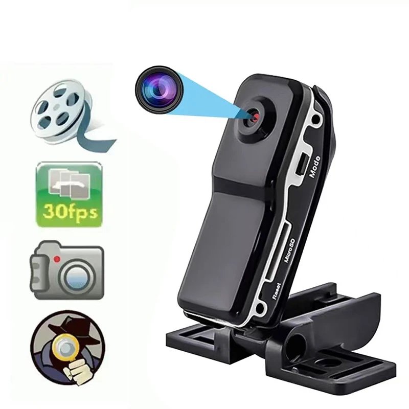 HD Mini DV Camera Body Camcorder Mount Portable Video Record Nanny Security Cam Small Sports Car DVR Webcam For Home and Office HD Mini DV Camera Body Camcorder Mount Portable Video Record Nanny Security Cam Small Sports Car DVR Webcam For Home and Office