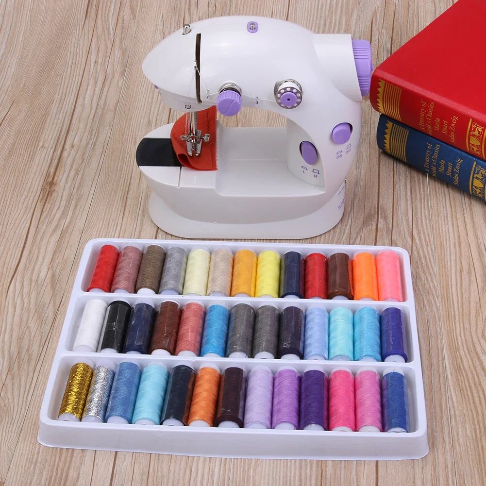 Purchase limit 1 piece Small portable electric sewing machine, household mobile fully automatic beginner's small desktop multifunctional locksmith