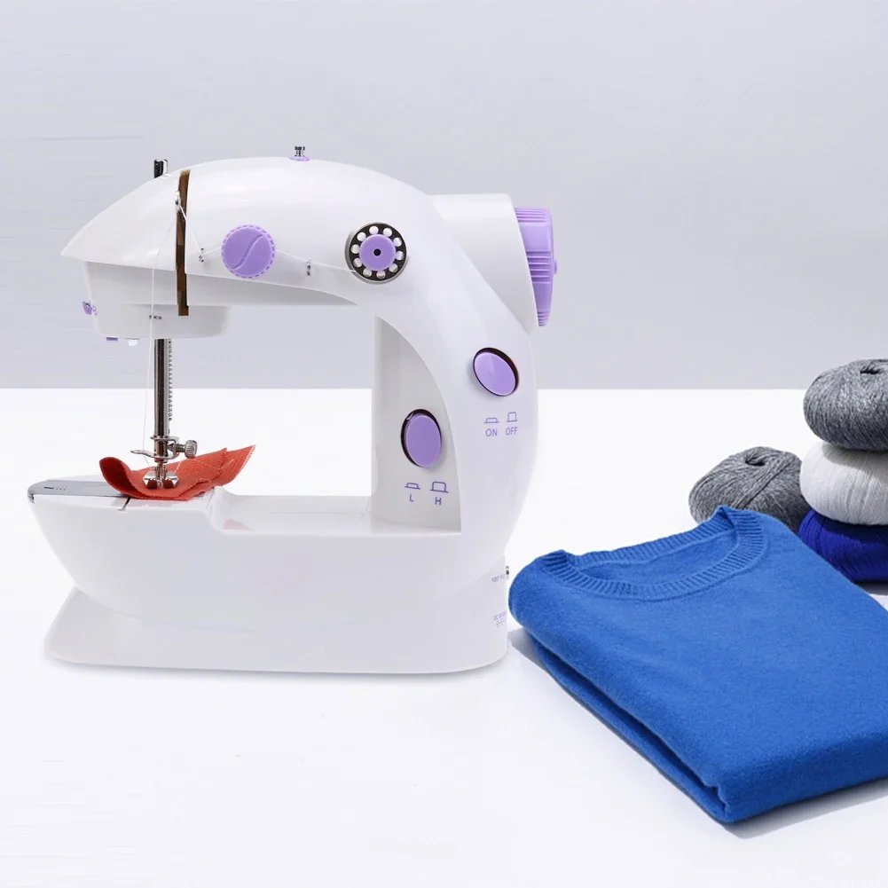 Purchase limit 1 piece Small portable electric sewing machine, household mobile fully automatic beginner's small desktop multifunctional locksmith
