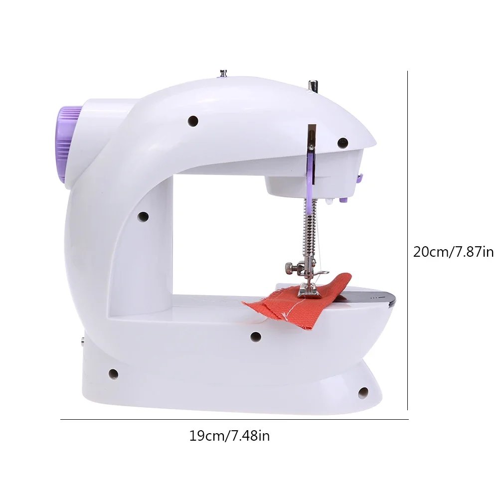 Purchase limit 1 piece Small portable electric sewing machine, household mobile fully automatic beginner's small desktop multifunctional locksmith