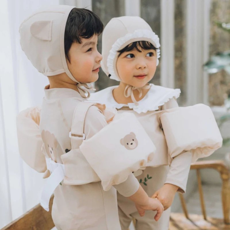 Safety Swim Training Floating Pool Float Baby Float Cartoon Arm Sleeve Life Jacket Swimsuit Foam  Swimming Ring Puddle Jumper