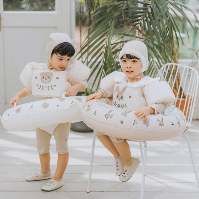 Safety Swim Training Floating Pool Float Baby Float Cartoon Arm Sleeve Life Jacket Swimsuit Foam  Swimming Ring Puddle Jumper