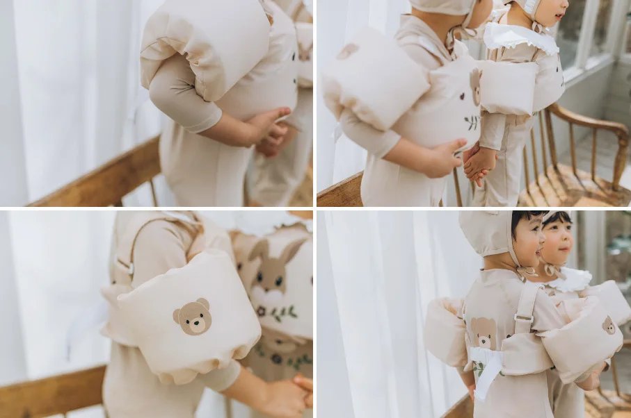 Safety Swim Training Floating Pool Float Baby Float Cartoon Arm Sleeve Life Jacket Swimsuit Foam  Swimming Ring Puddle Jumper