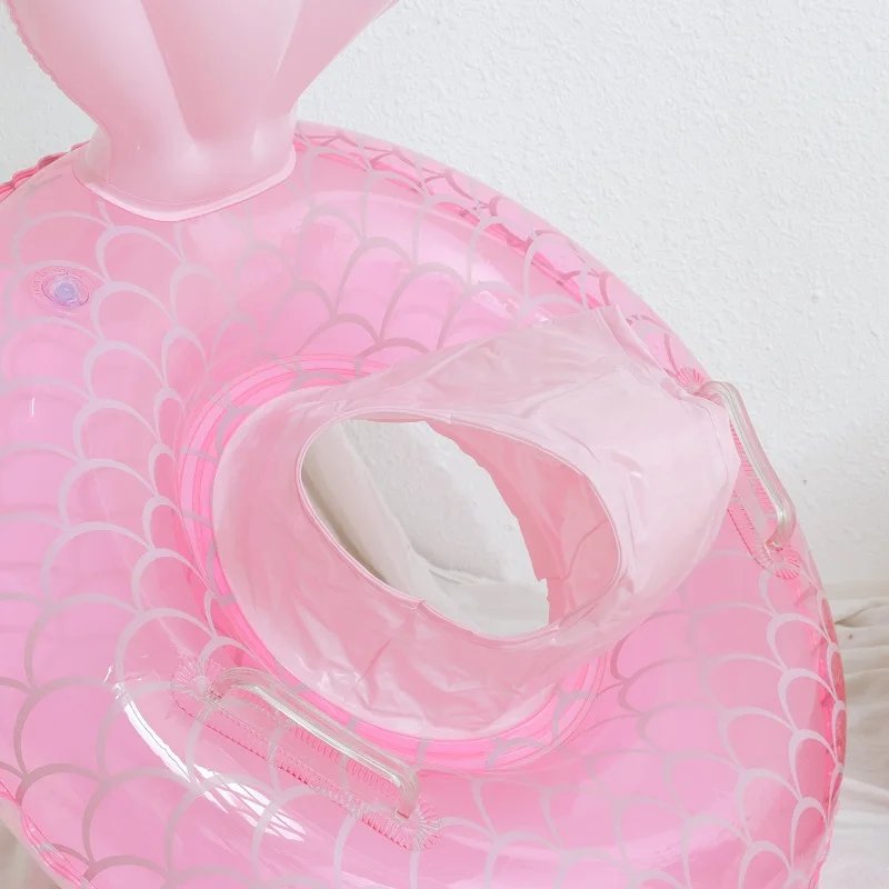 Rooxin Flamingo Swimming Circle Baby Infant Float Pool Swimming Ring With Sunshade Floating Seat Summer Beach Pool Party Toys