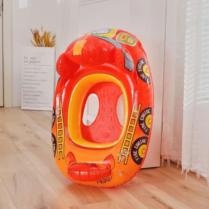 Rooxin Flamingo Swimming Circle Baby Infant Float Pool Swimming Ring With Sunshade Floating Seat Summer Beach Pool Party Toys