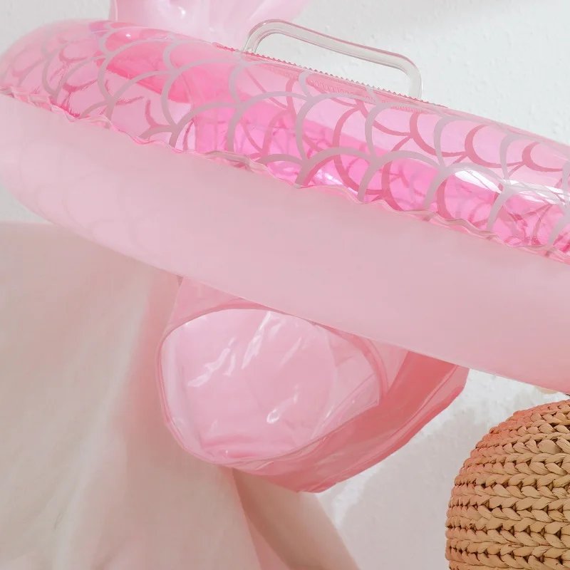 Rooxin Flamingo Swimming Circle Baby Infant Float Pool Swimming Ring With Sunshade Floating Seat Summer Beach Pool Party Toys