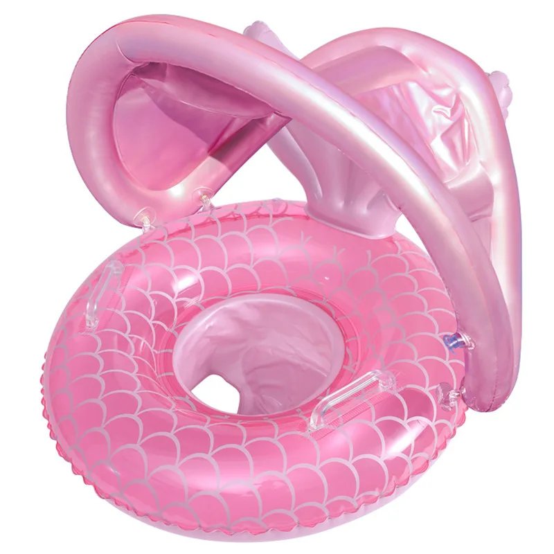 ROOXIN Baby Swimming Ring Inflatable Toys Water Play Swim Ring Tube for Kid Swimming Seat Swim Circle Seat Pool Float Party