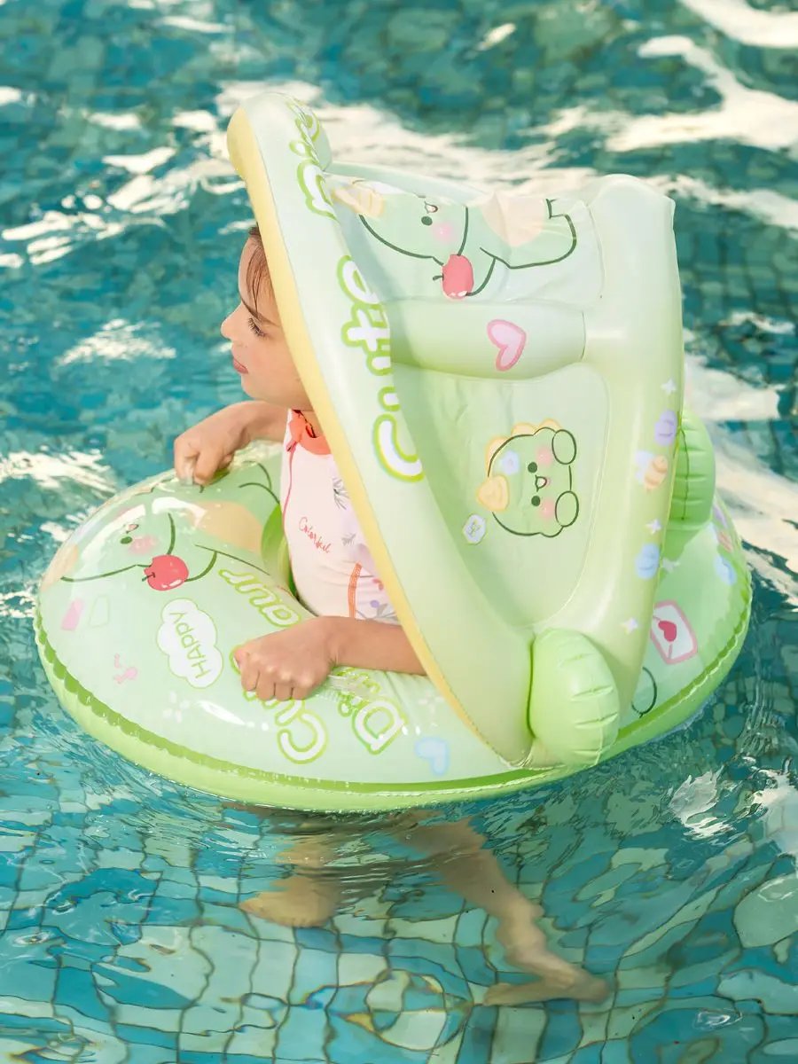 ROOXIN Baby Swimming Ring Inflatable Toys Water Play Swim Ring Tube for Kid Swimming Seat Swim Circle Seat Pool Float Party
