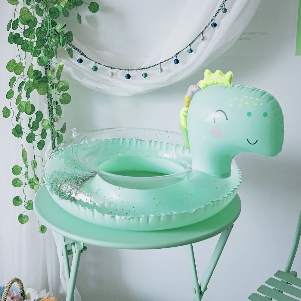 Rooxin Inflatable Flamingo Pool Float Baby Swimming Ring Summer Beach Party Pool Toys Unicorn Swimming Circle Pool Accessories