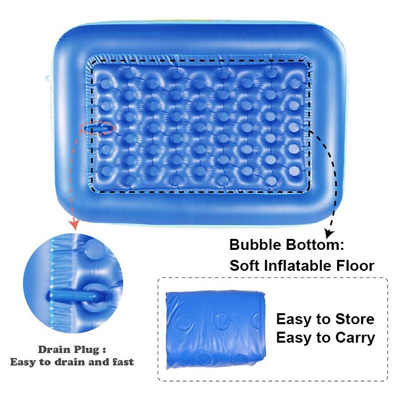 Inflatable Swimming Pool Family Adult Inflatable Pool Children's Baby Swimming Pools Summer Indoor Outdoor Party Toys for Family