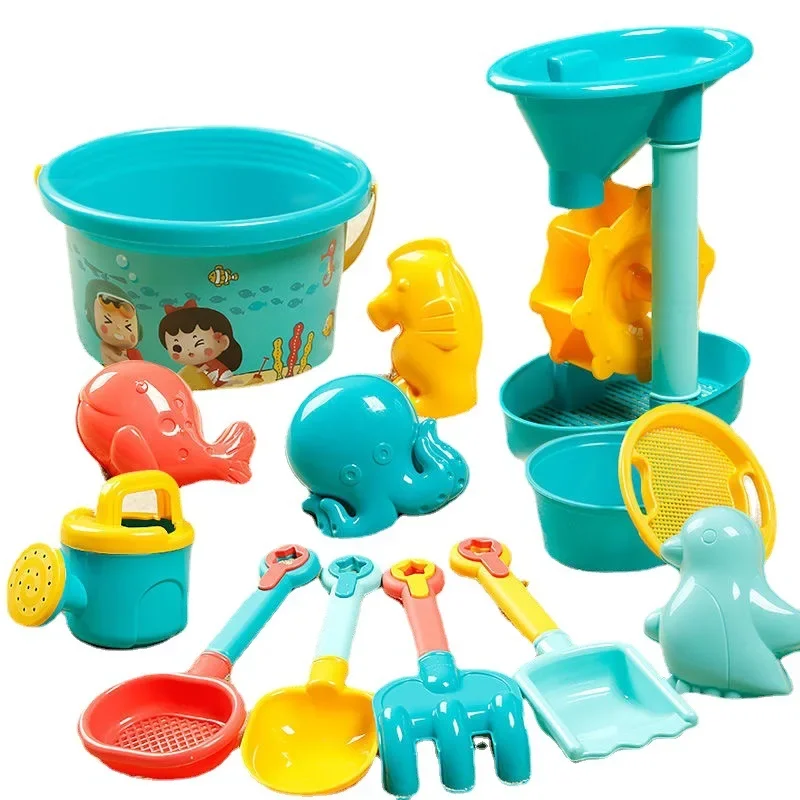 14/18PCS Children Toys Summer Beach Game Sand Bucket Shovel Silicone Sandbox Cube Accessories Bag Outdoor Water Toys for Kids 14/18PCS Children Toys Summer Beach Game Sand Bucket Shovel Silicone Sandbox Cube Accessories Bag Outdoor Water Toys for Kids