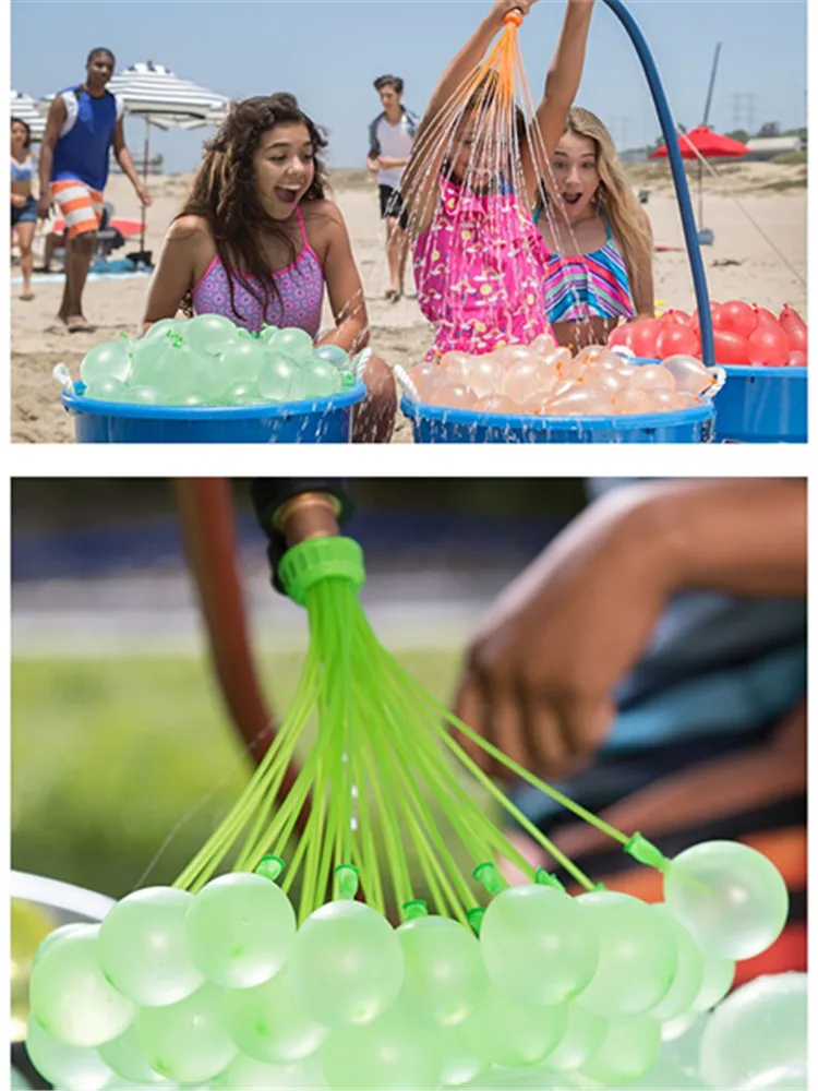 111pcs Summer Water Balloons Toys for Children Adults Outdoor Water Game Pool Games Beach Party 111pcs Summer Water Balloons Toys for Children Adults Outdoor Water Game Pool Games Beach Party