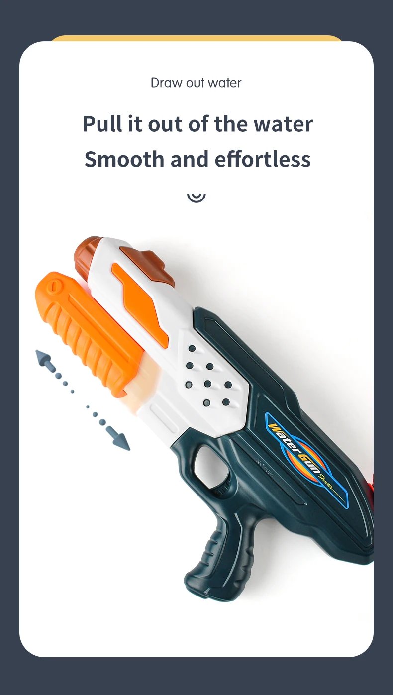 Summer Water Gun Powerful Guns for Children Large Capacity Water Toys Pistol Cannon Outdoor Pool Beach Toys for Boys