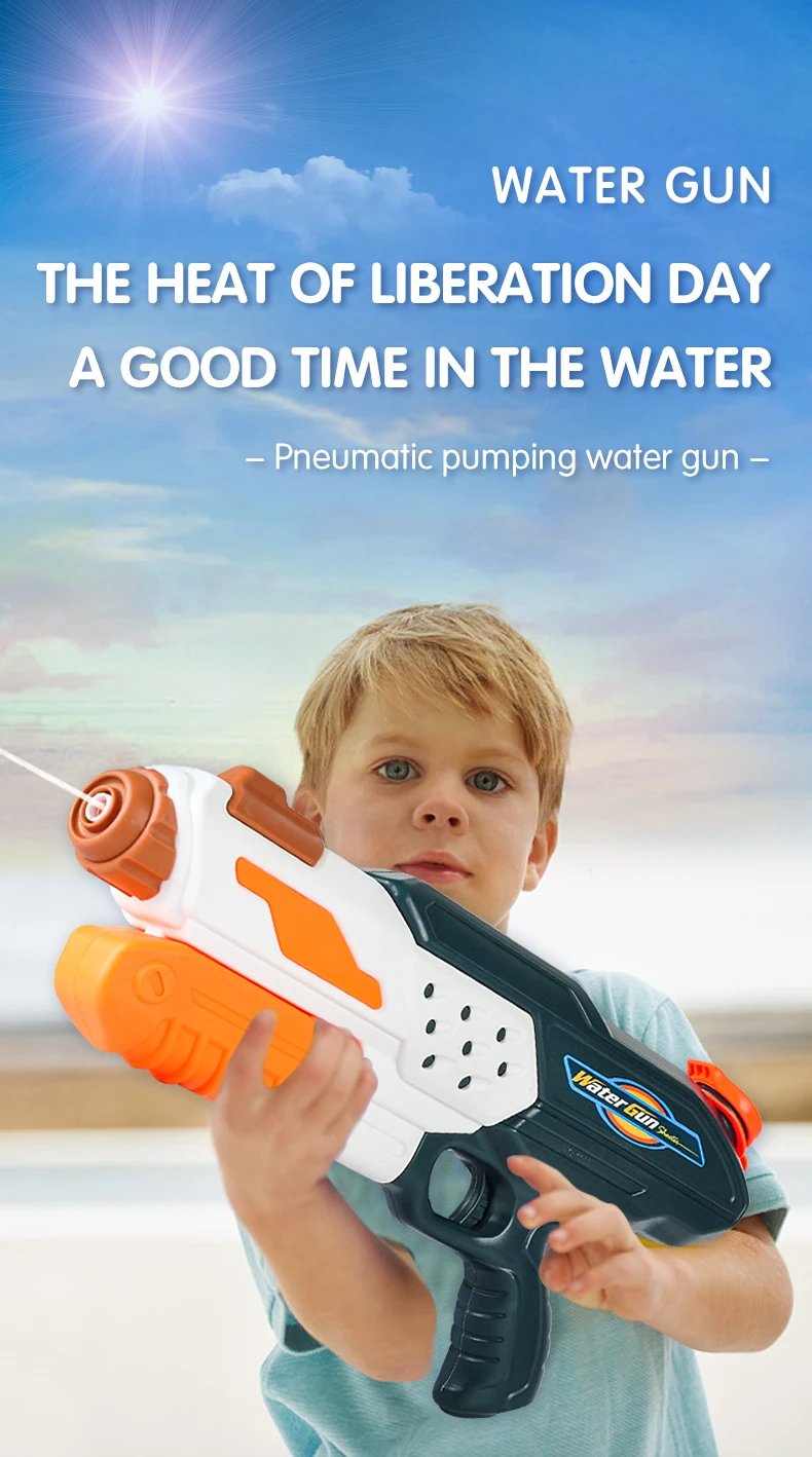 Summer Water Gun Powerful Guns for Children Large Capacity Water Toys Pistol Cannon Outdoor Pool Beach Toys for Boys