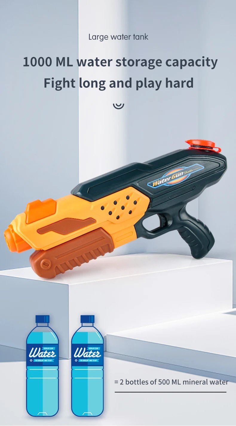 Summer Water Gun Powerful Guns for Children Large Capacity Water Toys Pistol Cannon Outdoor Pool Beach Toys for Boys